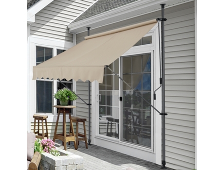 Toldo PRO.TEC (300 x 120 x 200-300 cm - Aço)