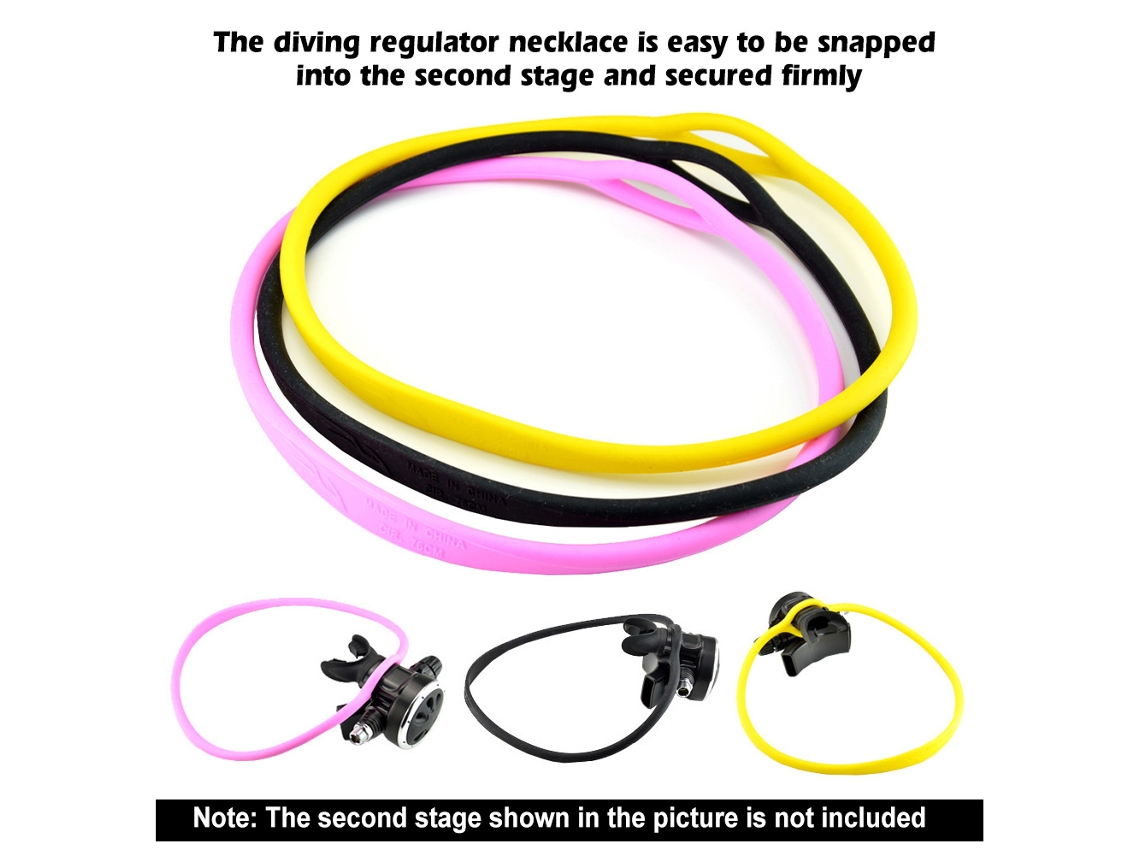 Mali colar de Regulador de Mergulho em Silicone Acessorios de Mergulho Scuba Diving Regulator Holder