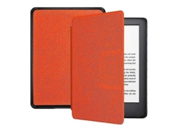 Yuru capa de Couro Pu Fina e Durável para Kindle Paperwhite 6 12th 2024 com Função Auto Wake/sleep Laranja P20250110169