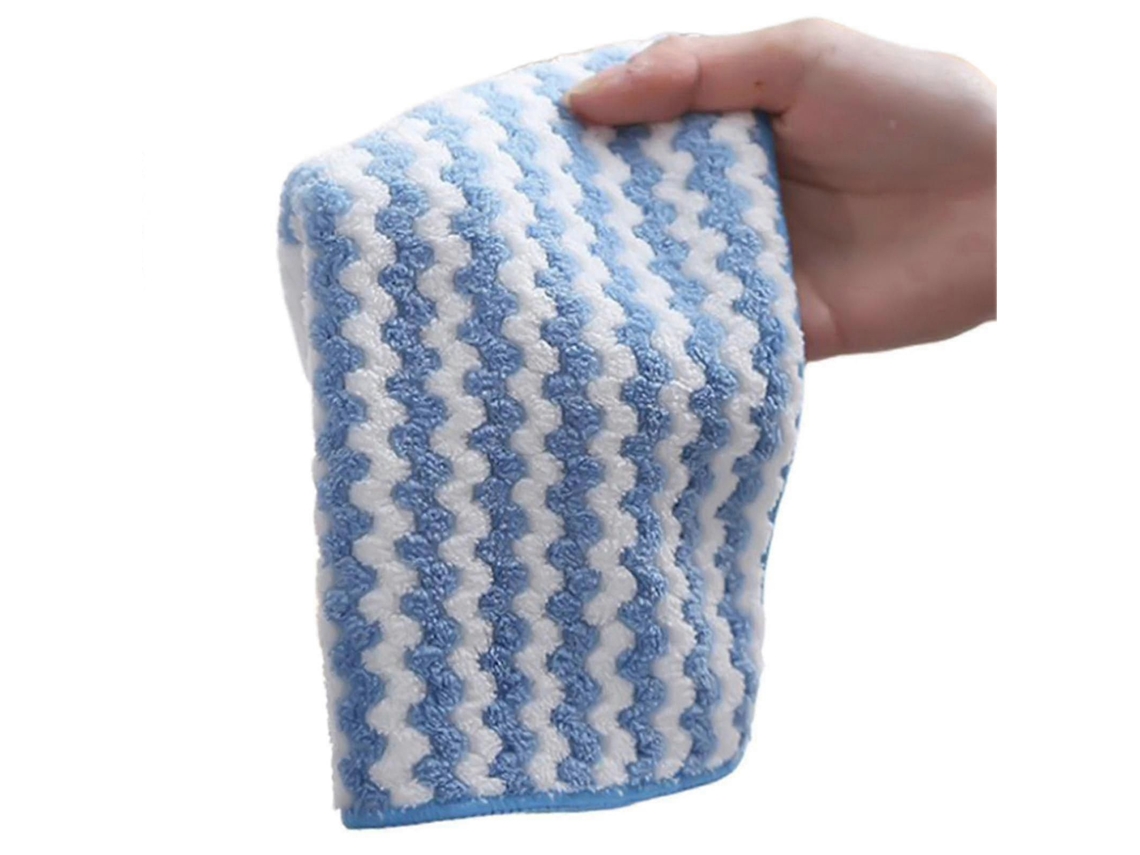 Panos De Microfibra Para Limpeza, Super Absorventes, Pacote Com 5