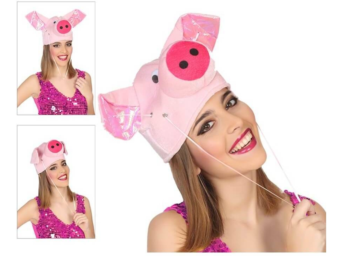 Chapéu DISFRAZZES Porco Rosa