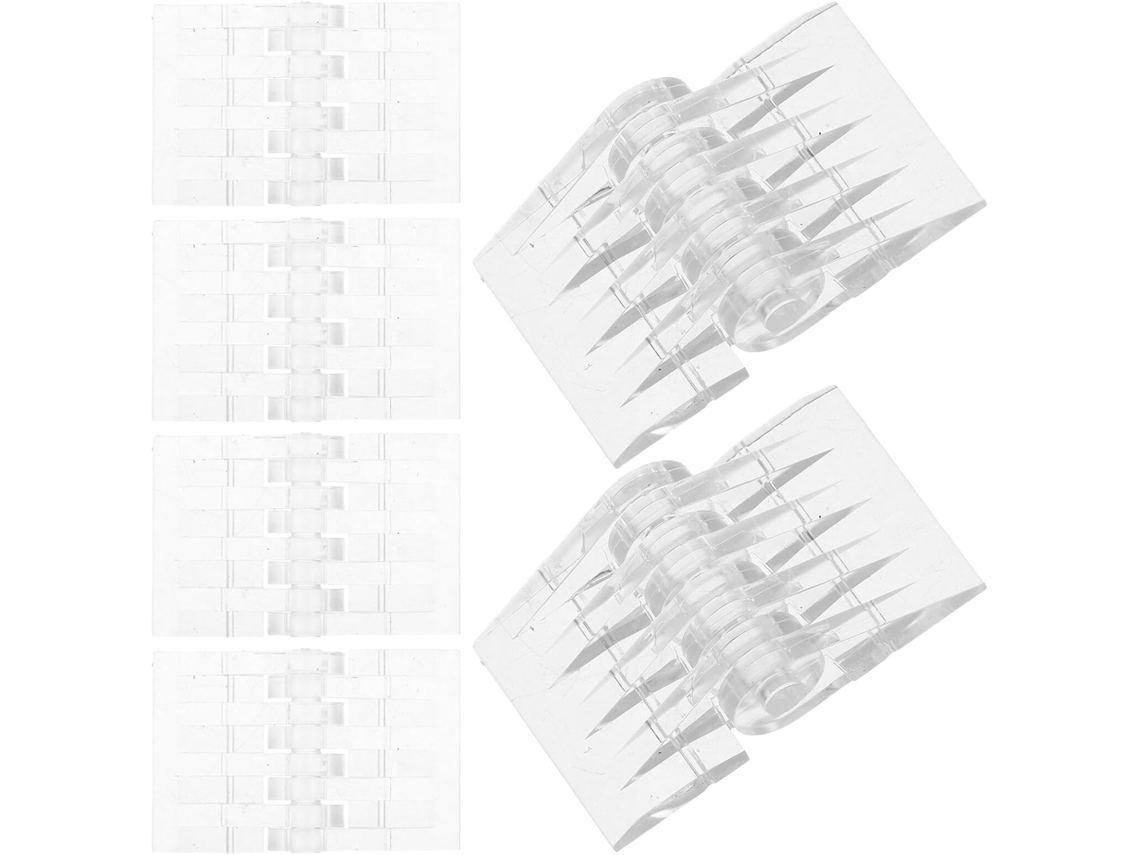 Conjunto De 6 Dobradiças Para Armário Acrílico, Pequenas Dobradiças Dobráveis Para Vitrines De Artesanato Em Plástico