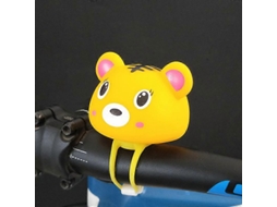 Rebe-campana De Bicicleta Animal Para Niños Com Luzes Dianteira Hamster Pato Montanha Bicicleta Pequeño Tigre