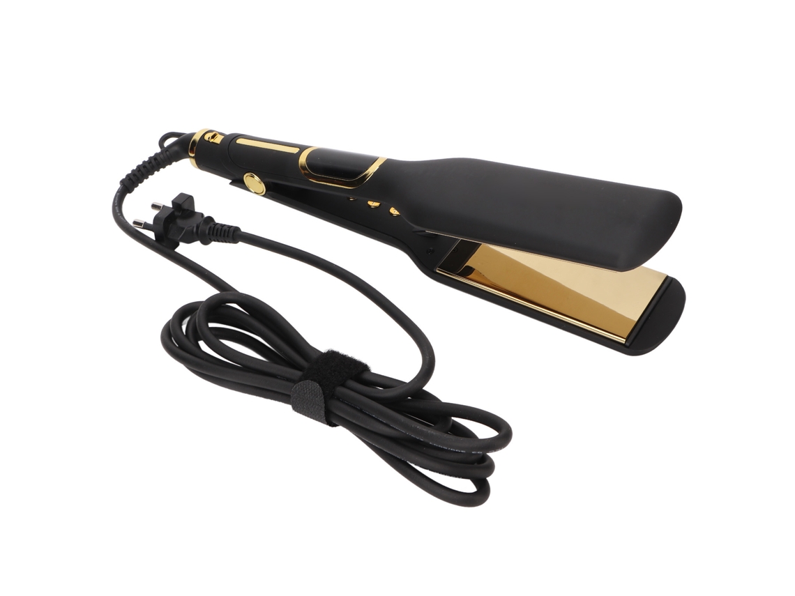 2026 plancha de Cabelo Grande Preta com Termostato Inteligente Ergonômica Plancha de Cabelo para Salão de Beleza 100‑240v