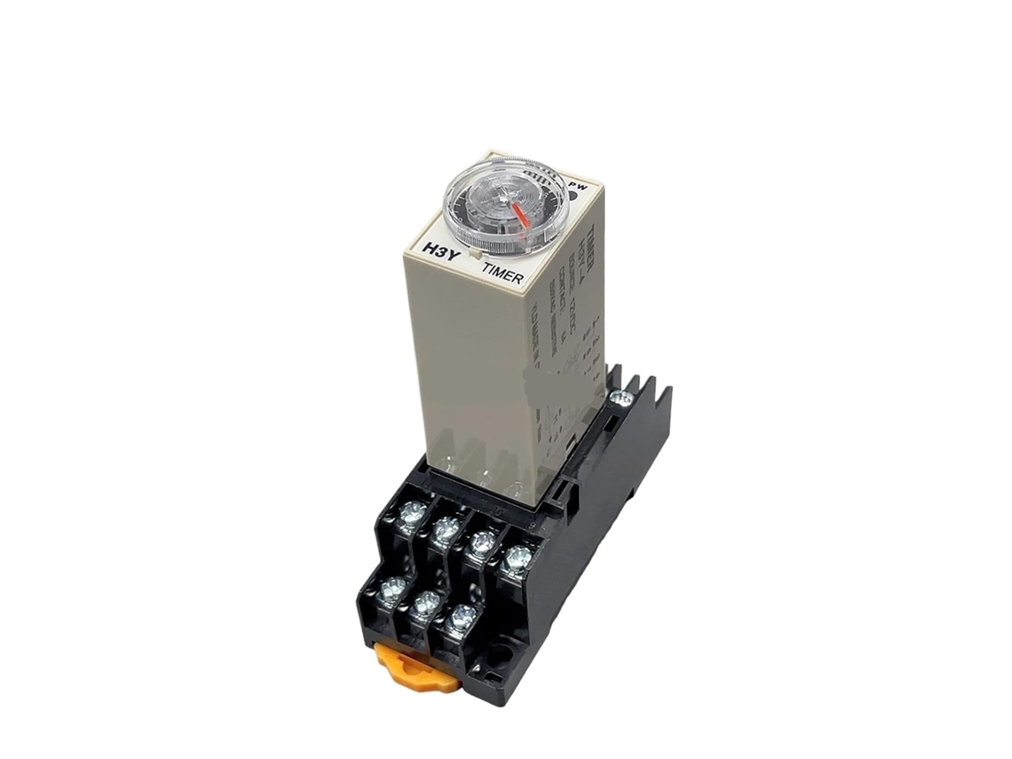1 Conjunto De Temporizador Retardo Tempo H3y-4 Dpdt 14 Pinos 220v 110v