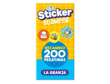 Imagiland Recambio Sticker Stamper Granja 200 Pegatinas Ptst11 Imagilandp25