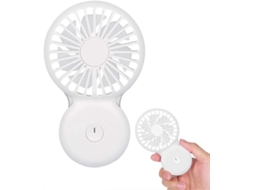 Novos Produtos 2025 Mini Ventilador De Mão Pessoal Mini Ventilador De Pescoço Usb Portátil Com Luzes Noturnas Led Slowmoose