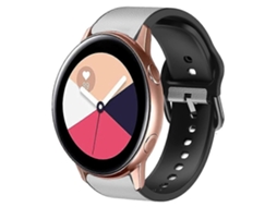 Pulseira De Couro Adesiva De Silicone Para Samsung Galaxy Watch Active 2