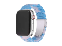 Bracelete Resina Luxury Aqua Apple Watch Series 6 40Mm