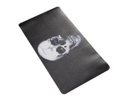 Mouse Pad (antiderrapante E À Prova D'água) Tapete De Mesa Grande Para Computador E Jogo Tapete De Teclado Caveira Branca