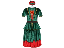 Laxiscreed Fantasia De Natal Para Casal, Disfarce De Elfo Verde Para Adultos, Ideal Para Festas Natalinas