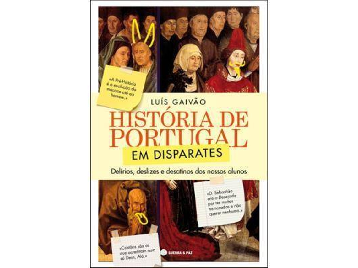 Livro História de Portugal em Disparates de Luís Gaivão (Português)