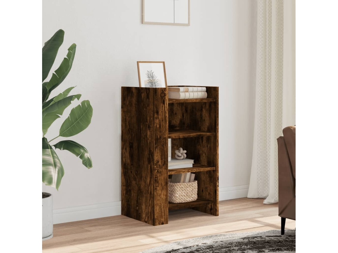 Aparador 45x35x75 cm Derivados de Madera de Roble Ahumado
