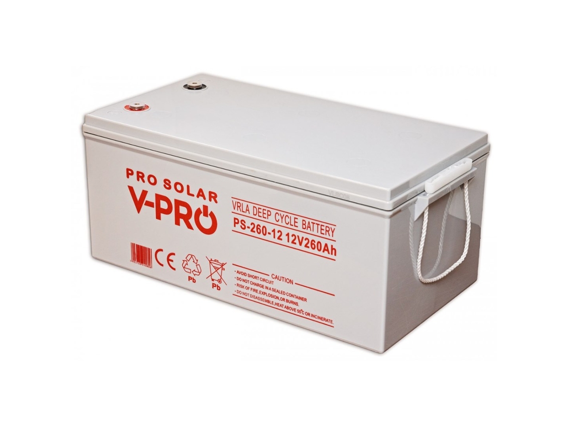 Volt Polska Deep Cycle Vpro Solar 12v 260ah Vrla Battery Maintenance Free Victron Energy