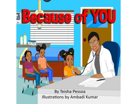 Livro Because of YOU de Teisha Pessoa (Inglês)