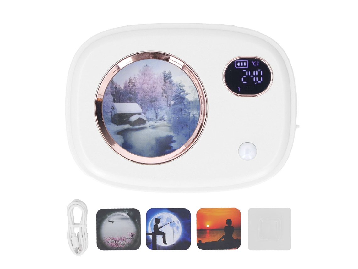 Difusor de Aromas Ultrassónico Digital para Parede com LCD LAXISCREED, Branco