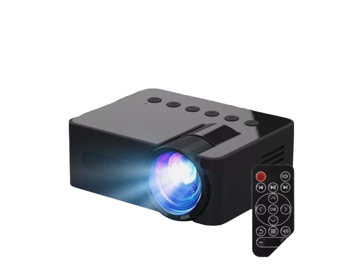 Projetor Bluetooth Bidirecional, Wifi Ultrarrápido E Miniprojetor Bluetooth, 8000 Lúmens Full Hd Para Entretenimento De Bolso Rnemitery
