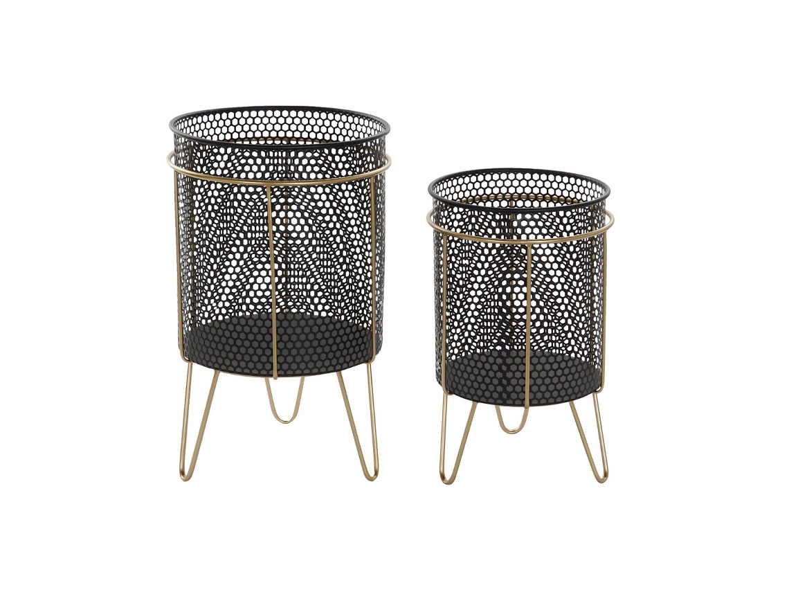 Vasos DKD HOME DECOR (36.00 x 36.00 x 58.00 cm - Metal)