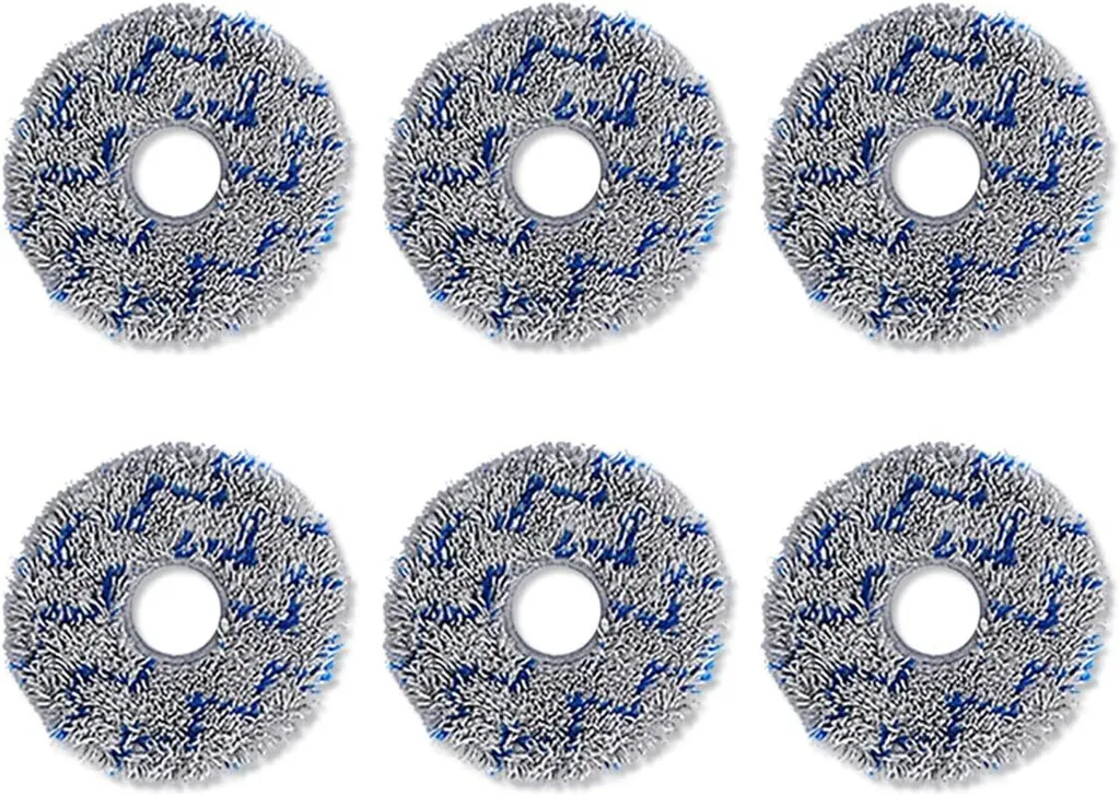 Conjunto de 6 Peças Panos Limpeza, Acessórios para o Aspirador Ecovacs Deebot X1 Omni BRILVIBERA