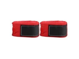 Business 2pcs bandagens de mão de algodão alongadas 5m para boxe treinamento vermelho | S/MARCA