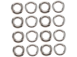 Conjunto De 100 Ilhós Prateados Para Cortinas, Em Latão, Com
