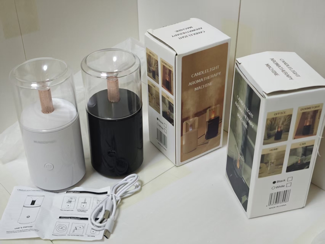 Difusor de Aromas com Vela Decorativa, Compacto BRILVIBERA