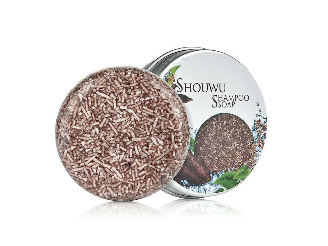 Shampoo De Jabón De Essência De Polygonum Multiflorum Para Escurecer O Cabelo