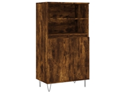 Aparador Alto Carvalho Fumado MAISON EXCLUSIVE em Derivados de Madeira (60x36x110 cm)