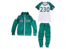 Traje Cosplay de Jogo do Calamar 2 Jogadores Conjunto 170cm S/MARCA