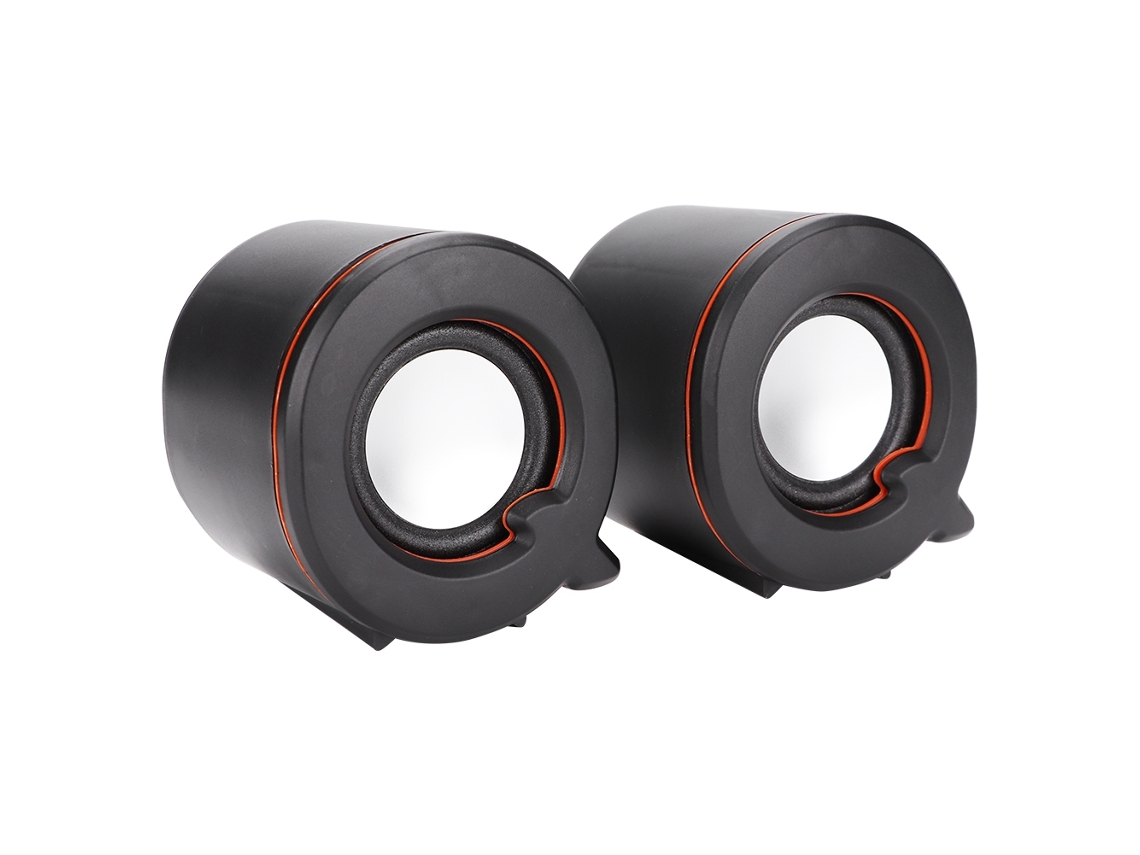 Altifalantes De Computador Mini (alimentados Por Usb, Entrada De Áudio De 3,5mm)