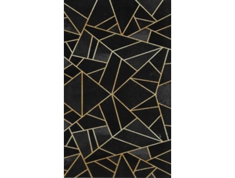 Tapete MANI TEXTILE  Grafic (Preto - Gold 160X230cm)