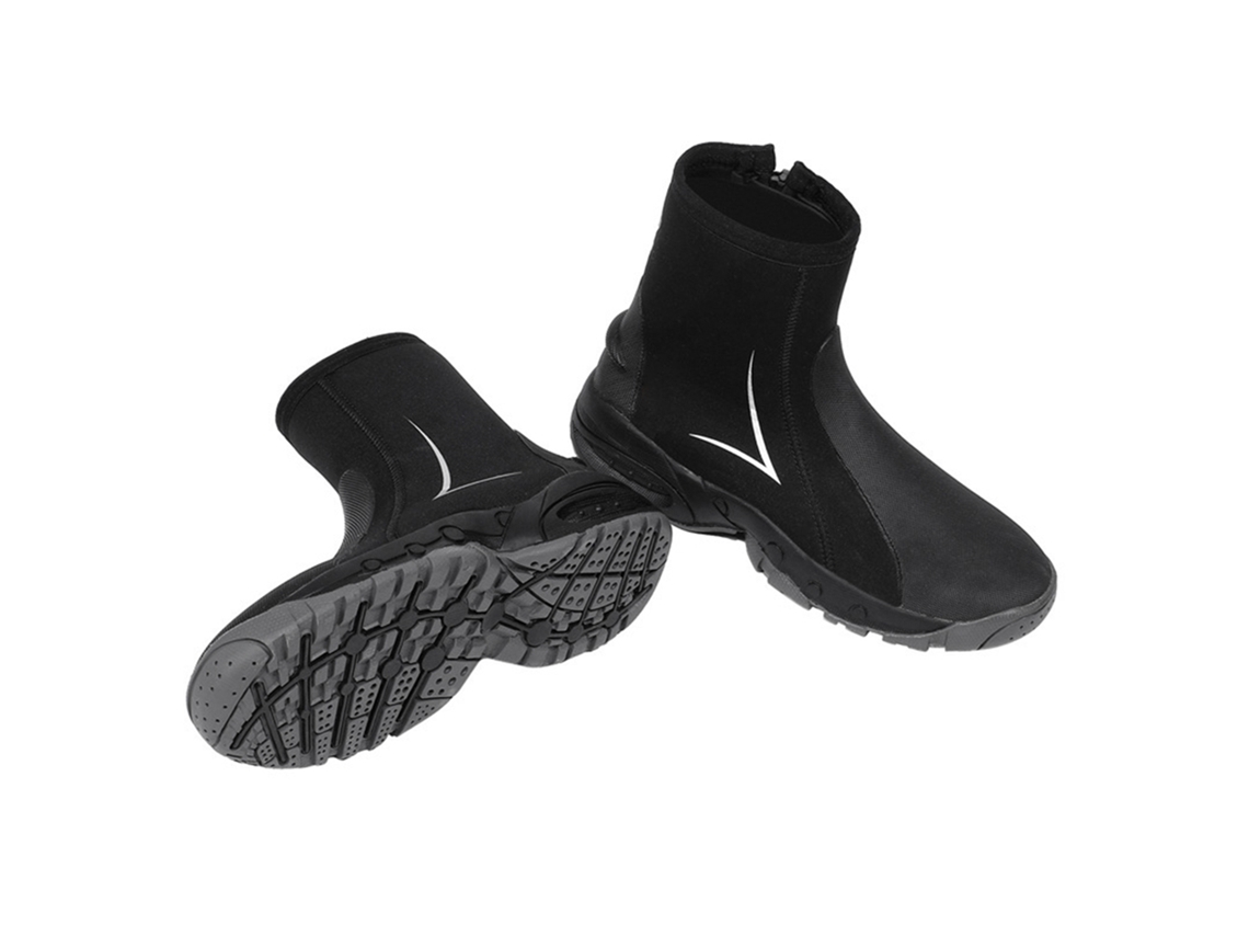 Botas de Mergulho 15mm Neoprene com Zíper Lateral, Antiderrapantes | S/MARCA