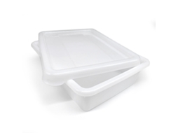 Bandeja Com Tampa Para Alimentos (2,2l - 7x19.7x26.8cm) - Cozinhas, Restaurantes, Hotéis, Lojas, Talhos, Indústria Alimentar, Escolas, Catering