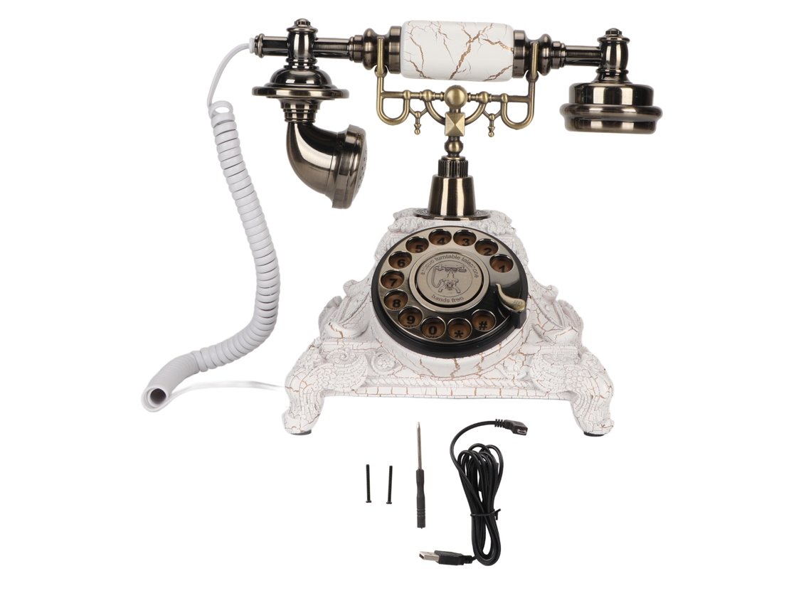 Telefone Rotativo Antigo Com Gravação Para Casa E Escritório
