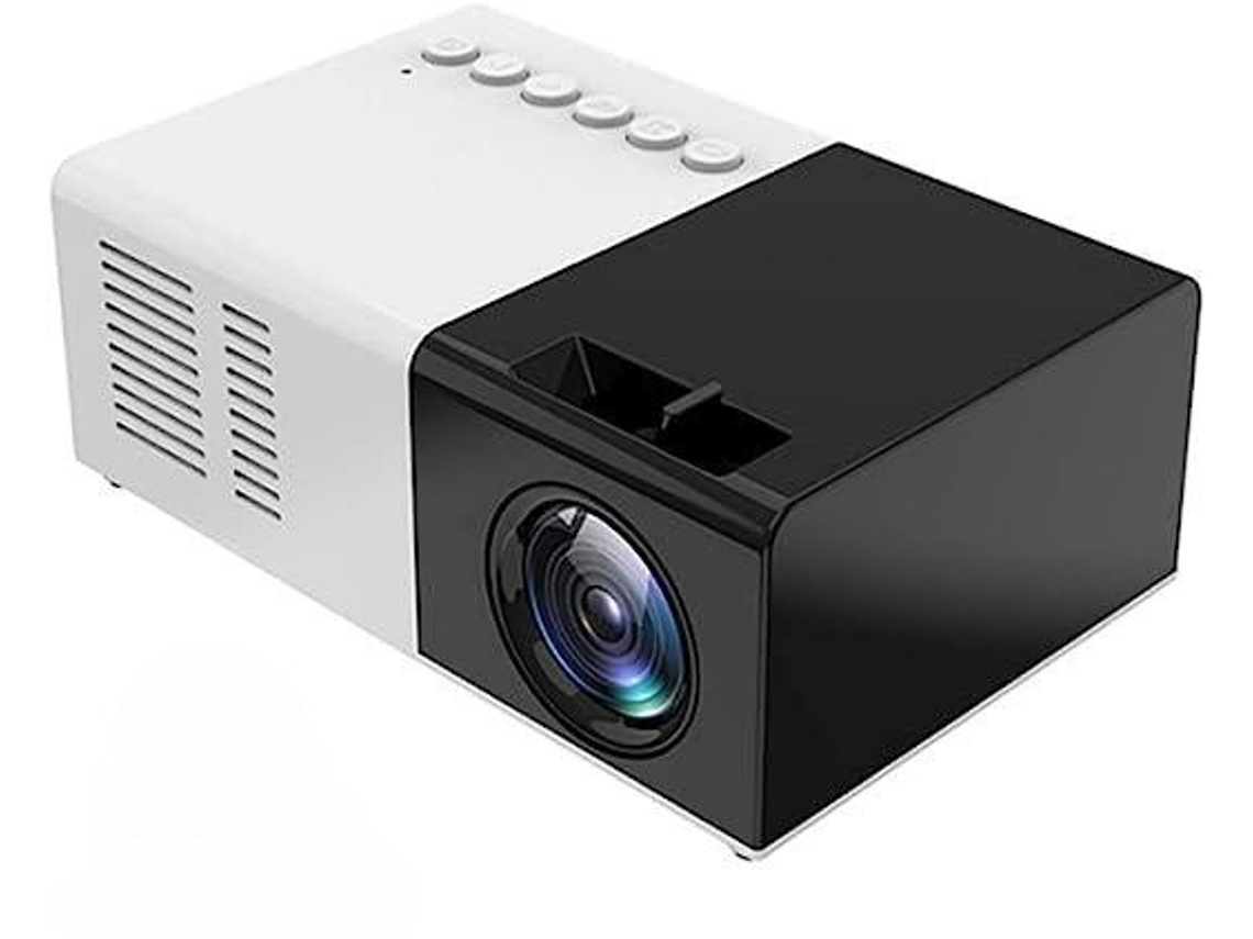 Mini Projetor Portátil 480X360 P com Interface Usb Hdmi / Controle Rem