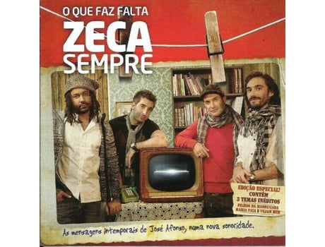 CD Zeca Sempre-O Que Faz Falta - Edição Especial