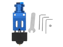 Kit extrusor hotend de alumínio com bico de latão para impressora 3d Ender 3 S Pro, acessórios azul