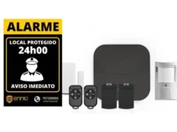 Central de Alarme Inteligente 4G+WIFI+GSM ENNIO SECURITY HY100-4G - Kit STD
