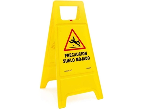 Normaluz panel-caballete precaucion suelo mojado 62x30cm rd30070