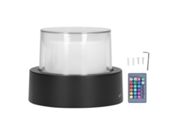 Luminária de Parede Redonda Rgb 5w Ac85‑265v À Prova D'água CHABERLU