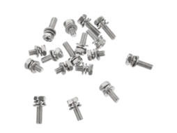 Kit De 18 Peças Parafusos E Porcas Aço Inoxidável Para Bateria Motocicleta, Incluindo Arruelas M6 Nos Tamanhos M6x12x12
