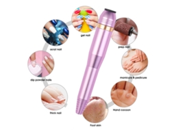 Kit De Lixadeira Elétrica Para Unhas 16000 Rpm Caneta De Lixar Unhas Máquina De Manicure Pedicure Com 6 Pontas Para Uso Em Casa E Salão