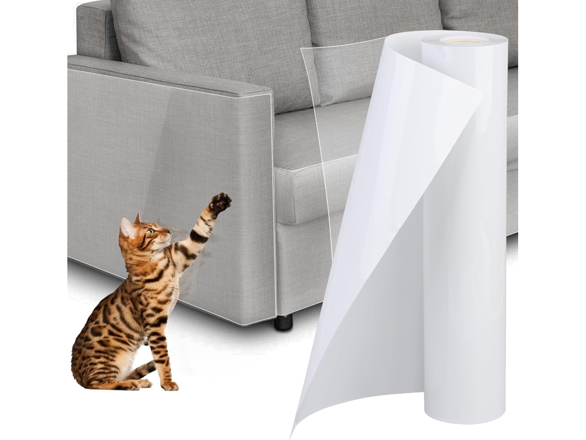 Elysve Protetor Autoadesivo Para Móveis Transparente 45 X 300 Cm, Flexível