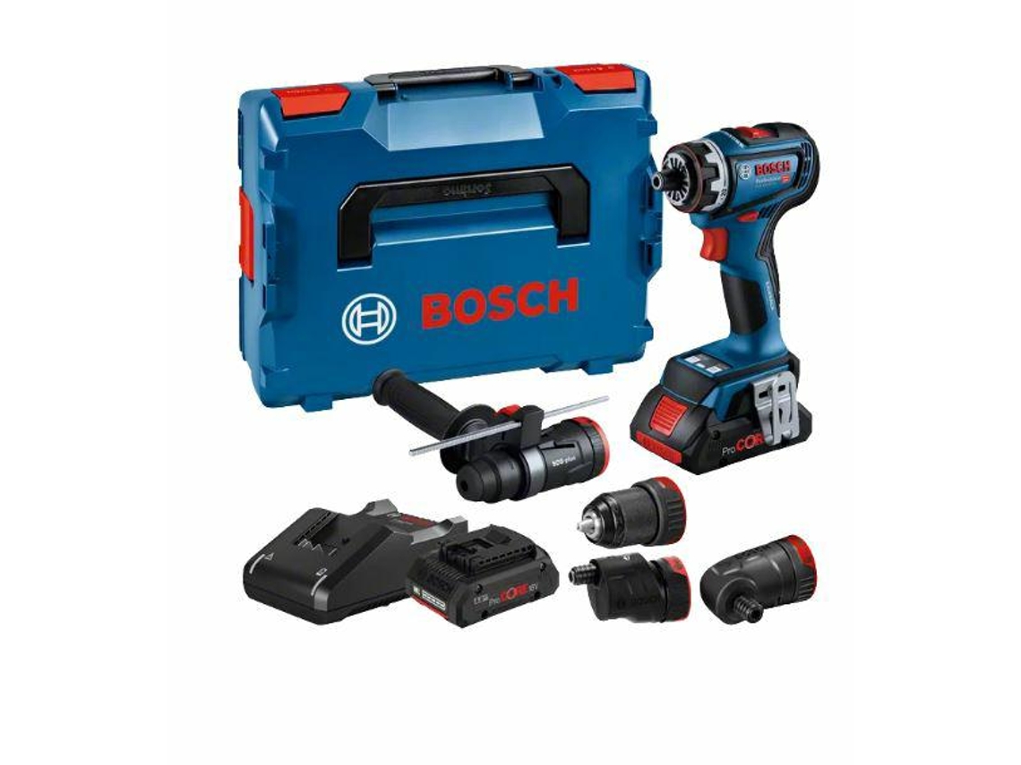 Chave de fenda Gsr 18v 90 Fc 2xpc4,0ah 64/36nm Cabeças intercambiáveis 4x Gfa Lb Bosch