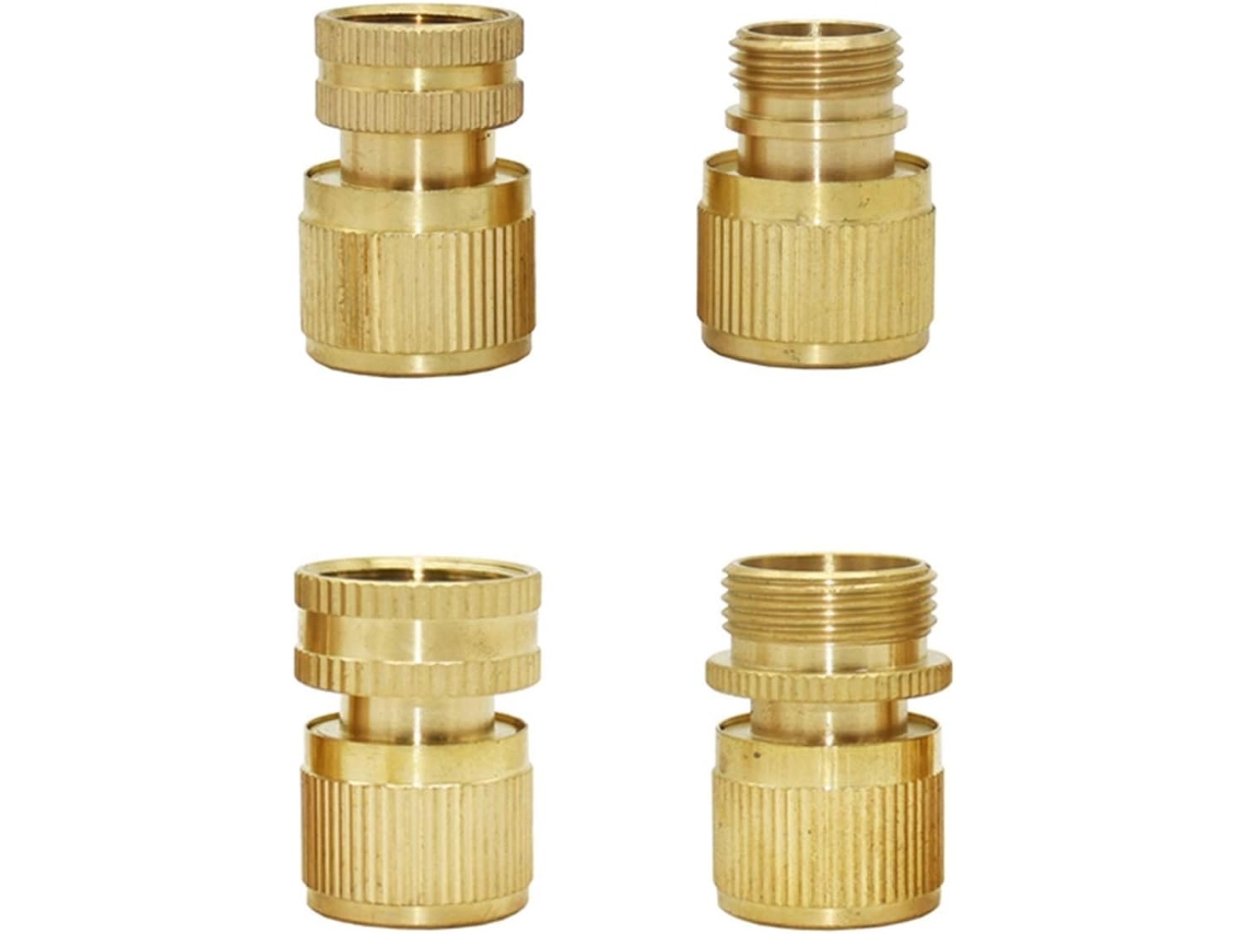 Adaptador de Conexão para Jardim, 1 Peça, Rosca Externa 1/2 a Interna 3/4 Polegada | S/MARCA