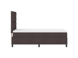 Conjunto 1 Cama Box Vidaxl Castanho Tecido (100 X 200 Cm)