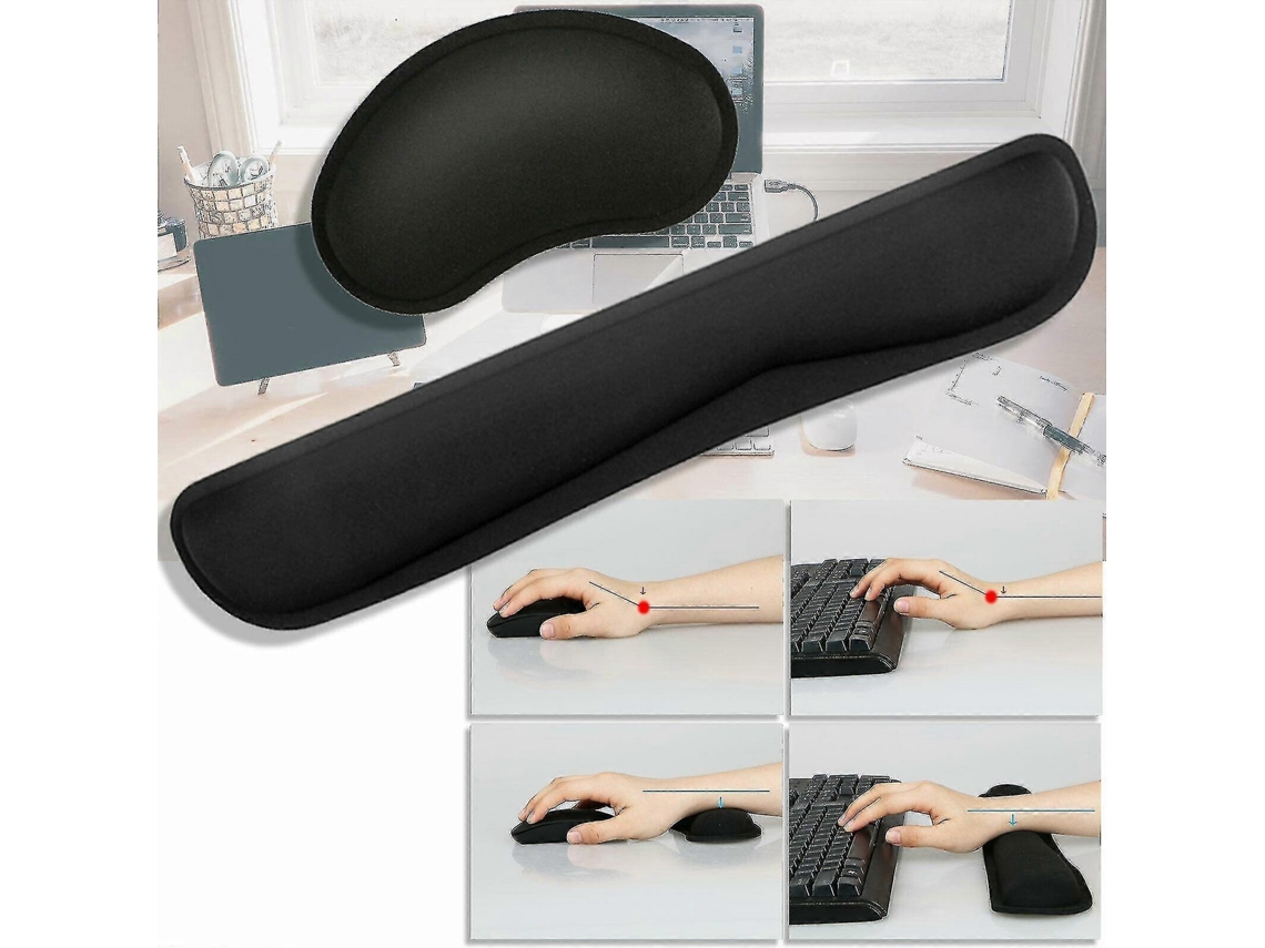 Lurelia Descanso De Pulso Ergonómico Para Teclado E Rato Espuma Confortável