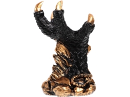 Base Holibanna Em Resina Dourada Com Formato De Garra Dragão Para Bolas Cristal 4a 6cm, Suporte Para Bolas De Pedra E