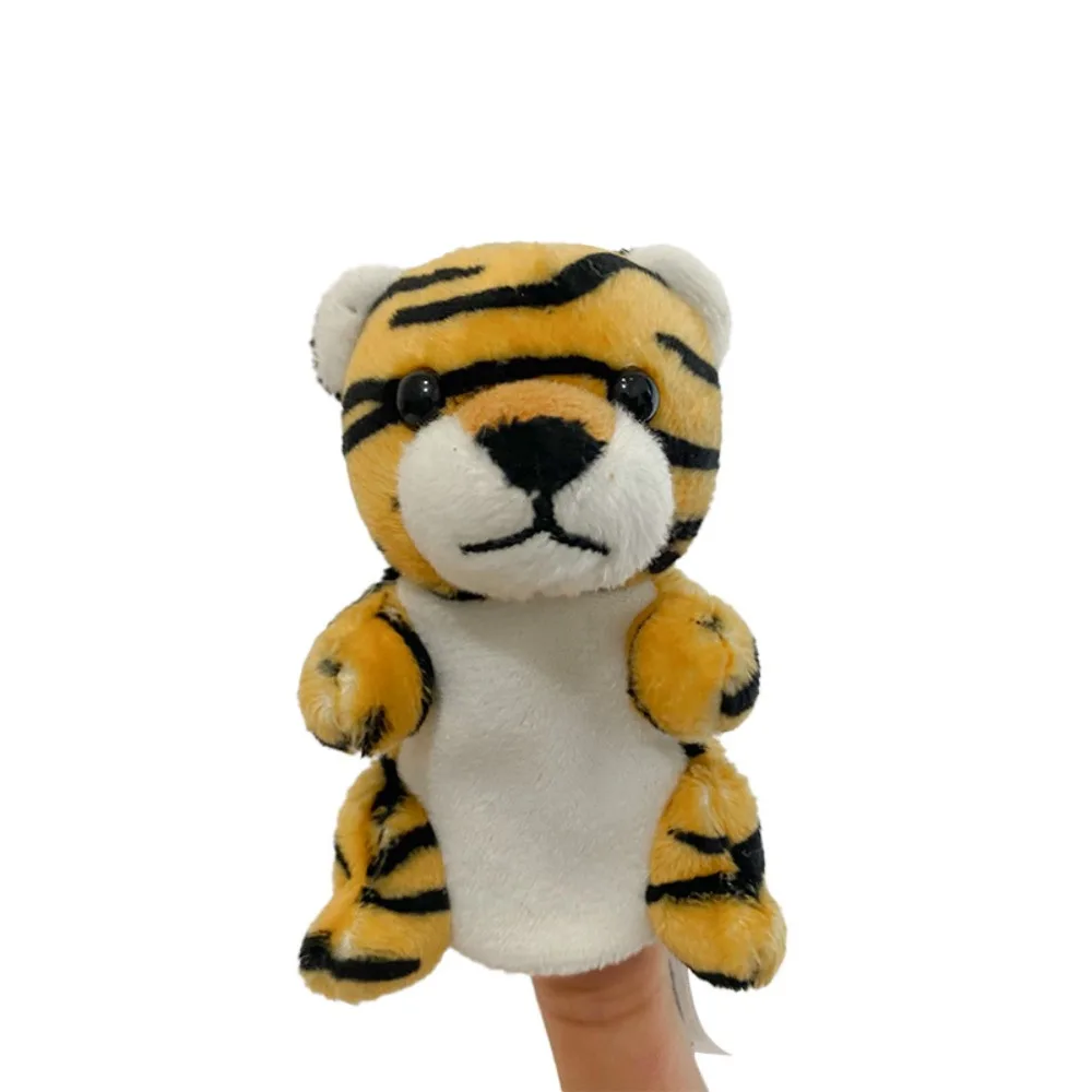 (tigre) Série De Brinquedos De Pelúcia Para Contar Histórias Com Fantoches De Dedo - Tigre