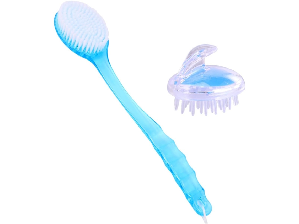 Lurelia Kit De 2 Escovas De Massagem Corporal De Cuidado Corporal, Massagem Suave, Cuidado Familiar Prático